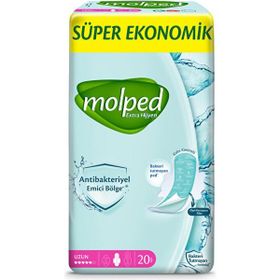 Molped Antibakteriyel Uzun 20'li Hijyenik Ped