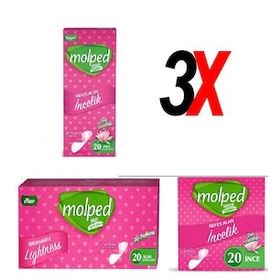 Molped Duş Ferahlığı 3x20 Adet Günlük Ped
