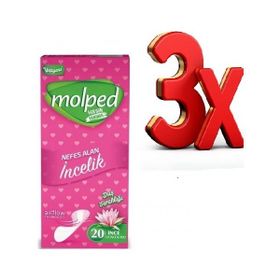 Molped Duş Ferahlığı 3x20 Adet Günlük Ped