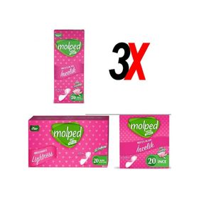 Molped Duş Ferahlığı 3x20 Adet Günlük Ped