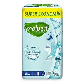 Molped Ekstra Hijyen Gece Süper Ekonomik 16 Adet Ultra Hijyenik Ped