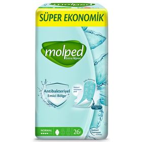 Molped Extra Hijyen Antibakteriyel 24'lü Normal Ped
