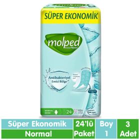 Molped Extra Hijyen Antibakteriyel 24x3 Adet Normal Ped