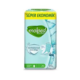 Molped Extra Hijyen Antibakteriyel 24x5 Adet Normal Ped