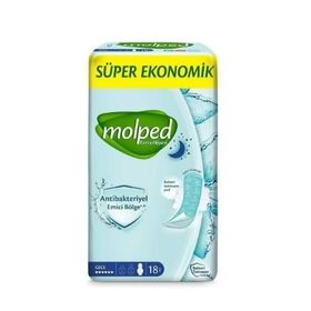 Molped Extra Hijyen Antibakteriyel Gece 2 X 16 Adet Hijyenik Ped