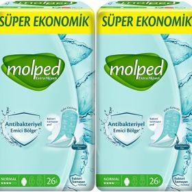 Molped Extra Hijyen Antibakteriyel Normal 2x26 Adet Hijyenik Ped
