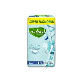 Molped Extra Hijyen Gece 16'lı Hijyenik Ped