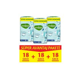 Molped Extra Hijyen Gece Süper Avantaj Paketi 48 Adet Hijyenik Ped