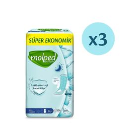 Molped Extra Hijyen Gece Süper Avantaj Paketi 48 Adet Ped
