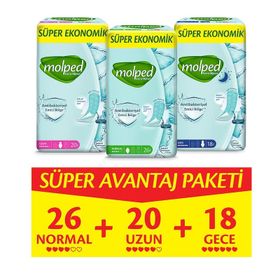 Molped Extra Hijyen Karma Paket 58 Adet Hijyenik Ped