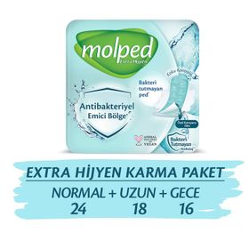 Molped Extra Hijyen Karma Paket 58 Adet Hijyenik Ped