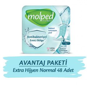 Molped Extra Hijyen Normal Avantaj Paketi 48 Adet Hijyenik Ped