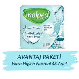 Molped Extra Hijyen Normal Avantaj Paketi 48 Adet Hijyenik Ped