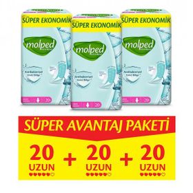 Molped Extra Uzun Süper Avantaj Paketi 54 Adet Hijyenik Ped