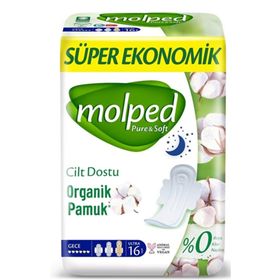 Molped Gece 16 Adet Süper Ekonomik Ped