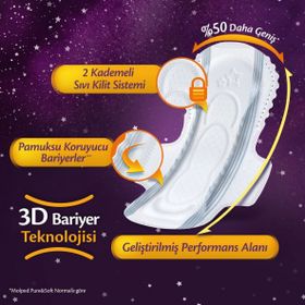 Molped Gece 22x3 66 Adet Supernight Dev Ekonomik Ped