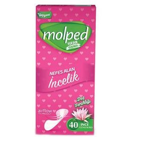 Molped Her gün Duş Ferahlığı 40'lı İnce Ped
