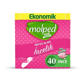 Molped Her gün Duş Ferahlığı 40'lı İnce Ped
