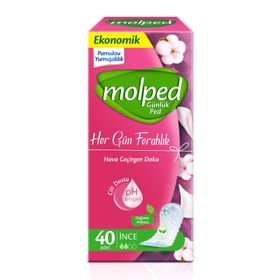 Molped Her gün Duş Ferahlığı 40'lı İnce Ped