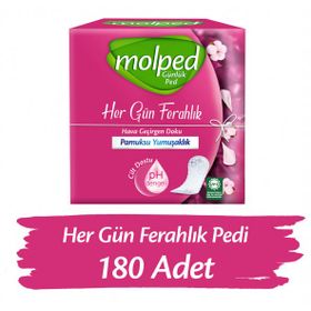 Molped Her Gün Ferah 180 Adet Günlük Pedi