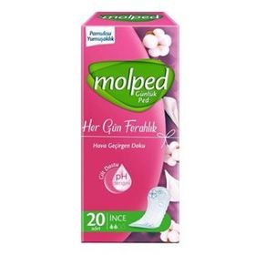 Molped Her Gün Ferahlık 20 Adet Günlük Ped