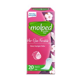 Molped Her Gün Ferahlık 20'li Günlük Ped
