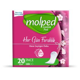 Molped Her Gün Ferahlık 20'li Günlük Ped
