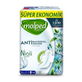Molped Hijyen Max Süper Eco Gece 14 'lü Hijyenik Ped