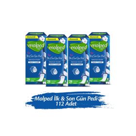 Molped İlk&Son Uzun 112 Adet Günlük Ped