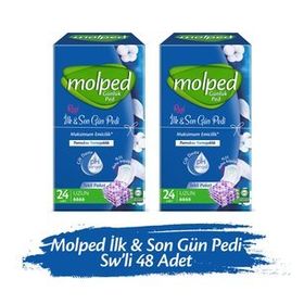 Molped İlk&Son Uzun 48 Adet Günlük Ped