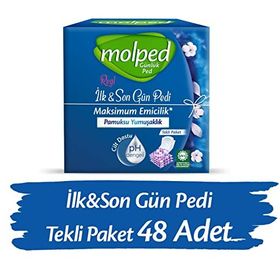 Molped İlk&Son Uzun 48 Adet Günlük Ped