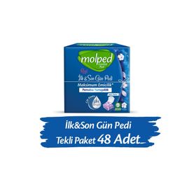 Molped İlk&Son Uzun 48 Adet Günlük Ped