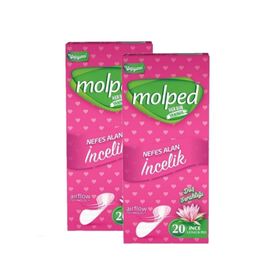 Molped İnce Parfümsüz 2x20'li Günlük Ped
