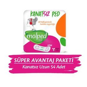 Molped Kanatsız Uzun 54 Adet Hijyenik Ped