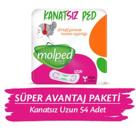 Molped Kanatsız Uzun 54 Adet Hijyenik Ped