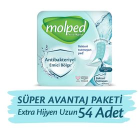 Molped Kanatsız Uzun 54 Adet Hijyenik Ped