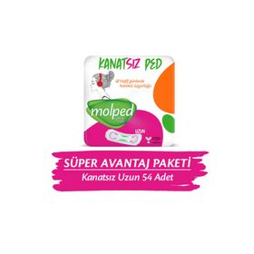 Molped Kanatsız Uzun 54 Adet Hijyenik Ped