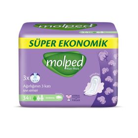 Molped Maxi Thick Normal 34 Adet Ped