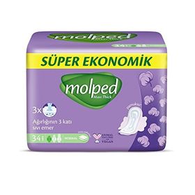 Molped Maxi Thick Normal 34 Adet Ped