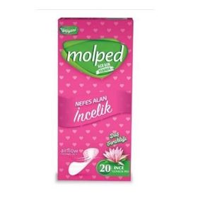 Molped Nefes Alan Parfümsüz 20'li Günlük Ped