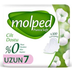 Molped Pure And Soft Uzun 7'li Hijyenik Ped