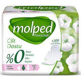 Molped Pure And Soft Uzun 7'li Hijyenik Ped