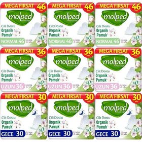 Molped Pure Soft 138 Adet Normal + 108 Adet Uzun + 90 Adet Gece Hijyenik Ped