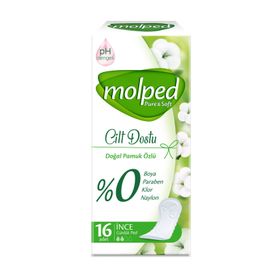Molped Pure Soft 16 Adet İnce Günlük Ped