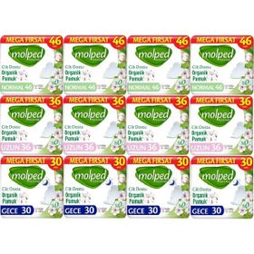 Molped Pure Soft 184 Adet Normal + 144 Adet Uzun + 120 Adet Gece Hijyenik Ped