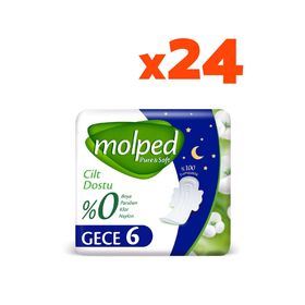 Molped Pure Soft 28'li Gece Normal Ped