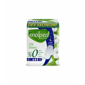 Molped Pure Soft 28'li Gece Normal Ped
