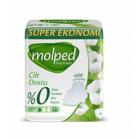 Molped Pure Soft 28'li Gece Normal Ped