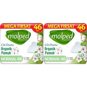 Molped Pure & Soft 2'li 92 Adet Normal Ultra Hijyenik Ped