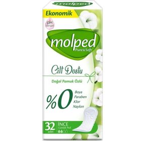 Molped Pure Soft 32 Adet İnce Günlük Ped